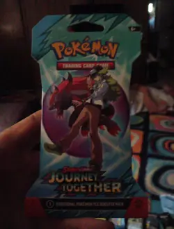 Pokemon TCG Sleeved Booster PCK Journey Together Scarlet &Violet Booster Pack - Image 1