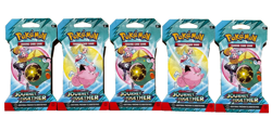 POKEMON TCG Journey Together Scarlet & Violet Booster Blister Pack X 5 Express - Image 1