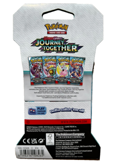 POKEMON TCG Journey Together Scarlet & Violet Booster Blister Pack X 5 Express - Image 4