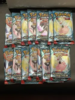 1 Pokemon Scarlet & Violet Journey Together Factory SEALED Booster Pack English - Image 1