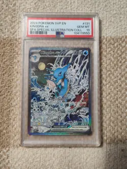 2024 POKEMON SVP PROMO SPECIAL ILLUSTRATION COLLECTION #131 KINGDRA EX PSA 10 - Image 1