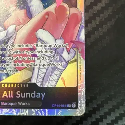 Ms. All Sunday OP14-084 Foil One Piece The Azure Sea's Seven NM/M - Image 5