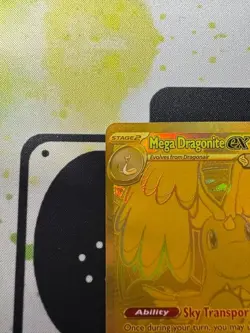 Mega Dragonite EX 295/217 Gold Hyper Rare Pokemon Ascended Heroes - Image 3