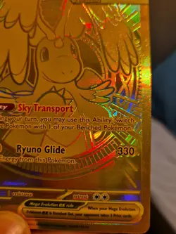Mega Dragonite ex 295/217 Gold Hyper Rare Pokemon Ascended Heroes - Image 2