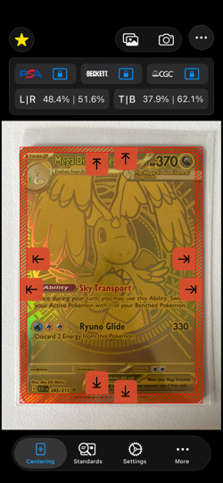 Mega Dragonite EX 295/217 Gold Hyper Rare Pokemon Ascended Heroes - Image 4