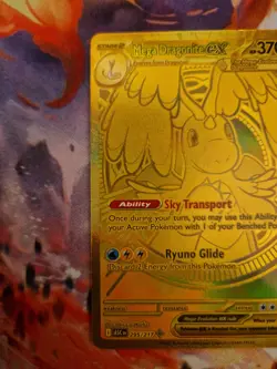 Mega Dragonite Ex 295/217 Ascended Heroes Hyper Rare Gold Pokemon Card - Image 1