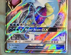 Gyarados GX 16/68 Hidden Fates Ultra Rare Holo GX Pokemon Card - Image 3