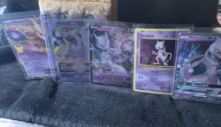 Pokemon Holo Foil Mewtwo VSTAR English Cards 5x Lot LP/MP/DMG - Image 1