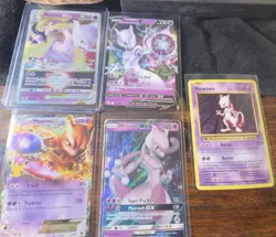 Pokemon Holo Foil Mewtwo VSTAR English Cards 5x Lot LP/MP/DMG - Image 2