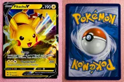 Pikachu V 043/185 | Vivid Voltage | 2020 Pokemon TCG Card | MP - Image 3