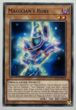 Magician's Robe OP12-EN015 (NM) Common Unlimited Yu-Go-Oh! TCG Card - Image 1