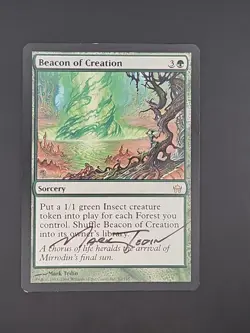 MTG Magic The Gathering Signed Beacon Of Creation Mark Tedin Autographed #2 - Image 1