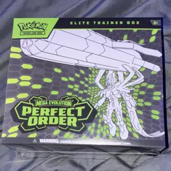 Pokemon Elite Trainer Box Mega Evolution Perfect Order Mega Zygarde Clefable - Image 1