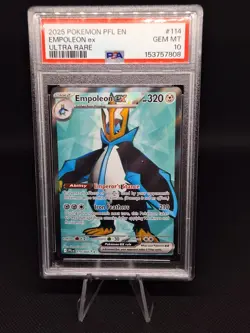 Pokemon Empoleon EX Phantasmal Flames 114/094 Ultra Rare PSA 10 - Image 1