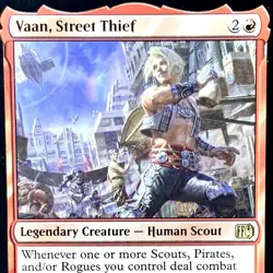 Vaan, Street Thief - Reg - MTG - Final Fantasy - FIN - 0168 - RARE ~ NM - Image 1
