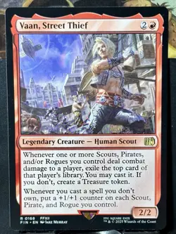 Vaan, Street Thief - Reg - MTG - Final Fantasy - FIN - 0168 - RARE ~ NM - Image 3