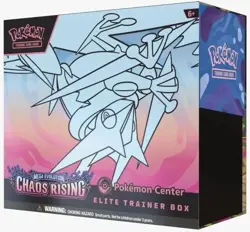 Presale Chaos Rising Pokemon Center ETB Elite Trainer Box PRESALE CONFIRMED - Image 1