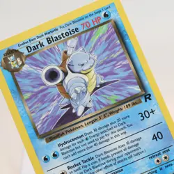 Pokemon TCG - Dark Blastoise 20/82 Team Rocket Rare WOTC - NM - Image 1