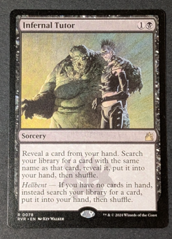 MTG - 1x Infernal Tutor - Ravnica Remastered NM - Rare - Magic The Gathering 78 - Image 1
