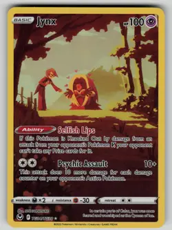 Jynx TG04/TG30 Silver Tempest Trainer Gallery Holo Pokemon NM - Image 1