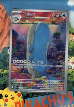 Pokemon TCG Wailord 162/159 Sv09: Journey Together Holo NM/M - Image 1