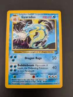 Pokemon TCG Gyarados Base Set 2 7/130 Holo Unlimited Holo Rare NM Condition - Image 4