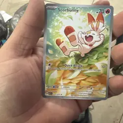 Scorbunny 225/217 Ascended Heroes Pokemon TCG Illustration Rare Holo - Image 1