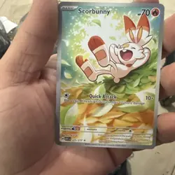 Scorbunny 225/217 Ascended Heroes Pokemon TCG Illustration Rare Holo - Image 2