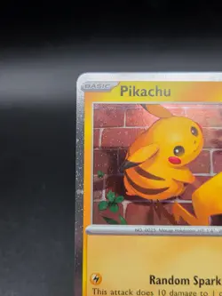 Pokemon TCG Pikachu 051/162 2026 Pokemon Day Stamped Promo Cosmos Holo Pikachu - Image 3