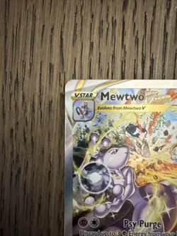 2023 Pokemon Crown Zenith Mewtwo Vstar GG44/GG70 Galarian Gallery - Image 2