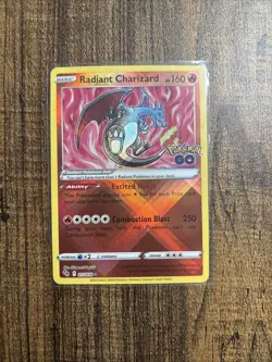 Pokemon TCG Radiant Charizard 11/78 Pokemon Go - Image 1