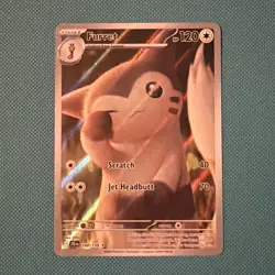 Pokemon TCG Furret 168/159 Journey Together Illustration Rare NM - Image 1
