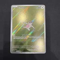 Slakoth 212/191 Pokemon Sv08: Surging Sparks Illustration Rare - Image 1