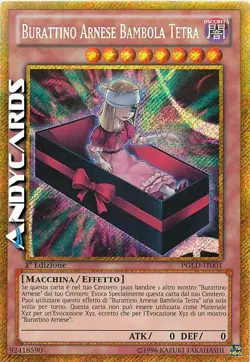 BURATTINO ARNESE BAMBOLA TETRA • Oro Segreta • PGLD IT001 • 1Ed • Yugioh! - Image 1