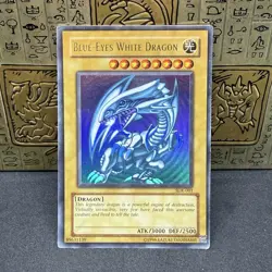 Yugioh Blue-Eyes White Dragon SDK-001 Ultra Rare MP - Image 1
