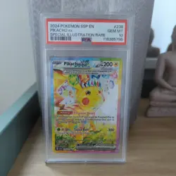 PSA 10 Pikachu EX 238/191 SIR Surging Sparks Pokemon TCG - Image 1