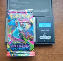 Pokemon Tcg Mega Evolution phantasmal flames Heavy 22.77g Booster Pack Sealed - Image 1