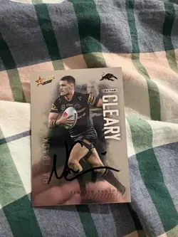 Signed Nathan Cleary Penrith Panthers 2026 NRL Select Silver Card - Image 1