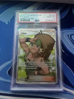 2019 Pokemon Hidden Fates FA/Hiker #SV85 Shiny Vault PSA 10 GEM MINT Full Art - Image 1