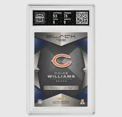 2024 Panini Black - Sizeable Rookie Memorabilia Caleb Williams /99 (MEM, RC) - Image 2