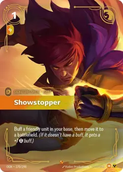 Showstopper Foil 270/298 Origins Riftbound League of Legends - Image 1