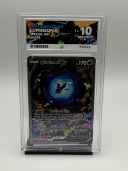 Pokemon TCG - Lumineon V GG39/GG70 Crown Zenith - Gem Mint ACE 10 - Image 1
