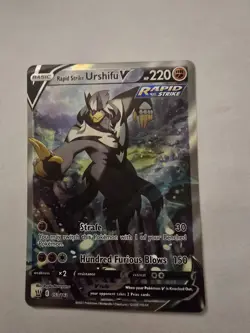 Rapid Strike Urshifu V (Alternate Full Art) 153/163 Swsh05: Battle Styles Holo - Image 1