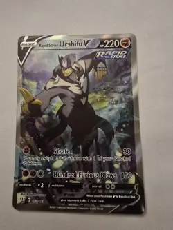 Rapid Strike Urshifu V (Alternate Full Art) 153/163 Swsh05: Battle Styles Holo - Image 2