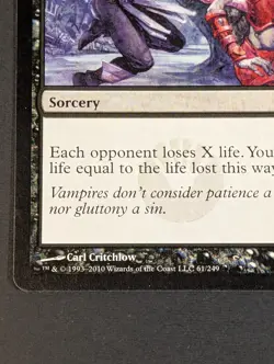 lp MTG - 1x Exsanguinate - Scars of Mirrodin - NM/LP - Magic The Gathering 2010 - Image 4