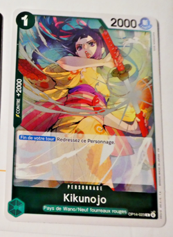 One Piece Card Game Francais Carte Holo Kikunojo OP14-023 FR Mint 2026 - Image 1