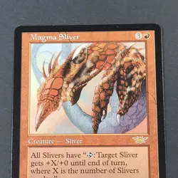 MTG - 1x Magma Sliver - Legions - NM - Vintage Rare - Magic the Gathering #107 - Image 3
