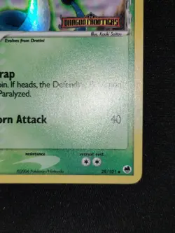 Pokemon Card Dragonair 28/101 Reverse Holo Stamped Ex Dragon Frontiers 2006 Nm- - Image 5