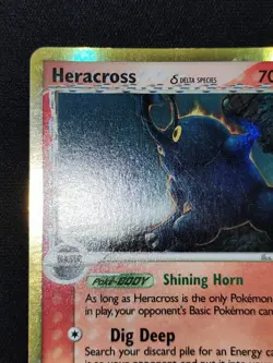 Pokemon Card - Heracross 3/101 Holo - Ex Dragon Frontiers - 2006 Exc/Nm English - Image 3
