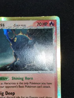 Pokemon Card - Heracross 3/101 Holo - Ex Dragon Frontiers - 2006 Exc/Nm English - Image 4